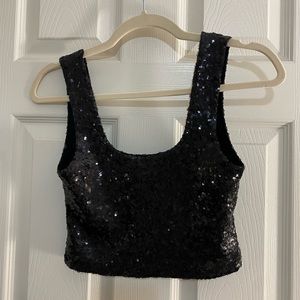 Commando sequin crop top